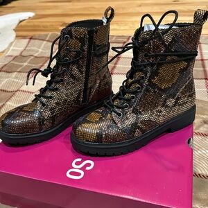 Snakeskin boots